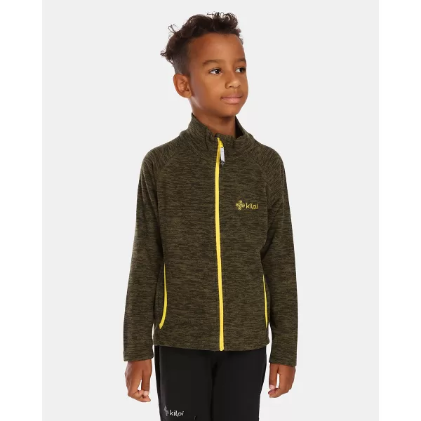  Fleece-Sweatshirt für Kinder KILPI ALACANT-J UJ0203KI GRÜN 