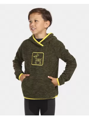 Fleece-Sweatshirt für Jungen KILPI FLOND-JB UJ0207KI GRÜN