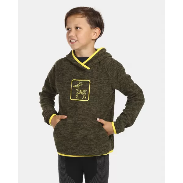 Fleece-Sweatshirt für Jungen KILPI FLOND-JB UJ0207KI GRÜN 