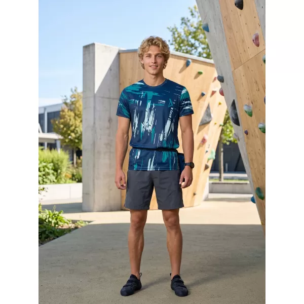  Hochwertiges Funktions-T-Shirt für Herren ALTISPORT VOJ/ALM010TR01 BLAU/SMARAGD 