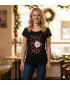 Damen-T-Shirt ALTISPORT VANOCE03W120 SCHWARZ