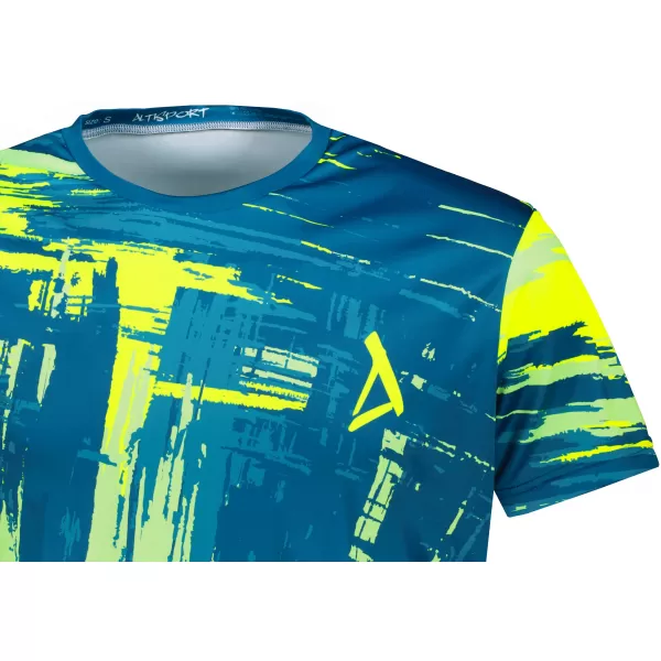  Hochwertiges Funktions-T-Shirt für Herren ALTISPORT VOJ/ALM010TR01 KEROSIN/GELB 