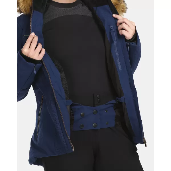  Damen-Skijacke KILPI EMILIN-W UL0110KI DUNKELBLAU 