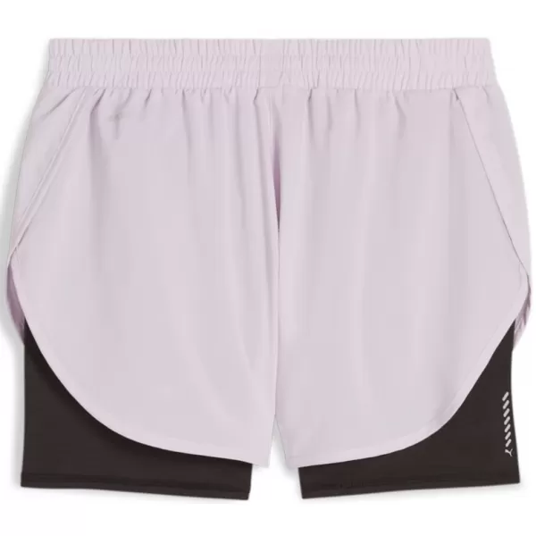 Damen-Shorts PUMA RUN FAV WOVEN 2IN1 SHORT W 523181-60 SCHWARZ 