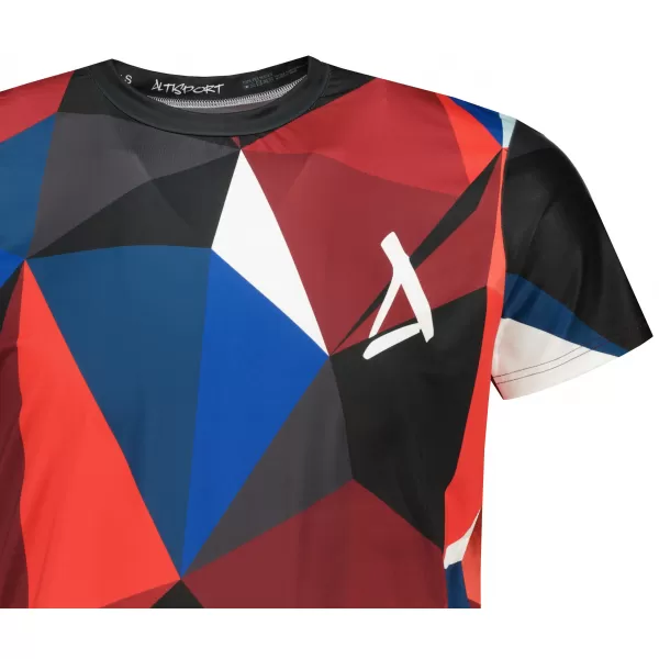  Herren Funktions-T-Shirt Premium Plus ALTISPORT VOJ/ALM007TR02 MARINEBLAU/ROT 