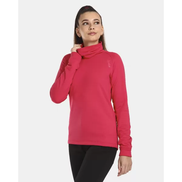  Stretch-Rollkragenpullover für Damen KILPI ROLO-W UL0210KI ROSA 