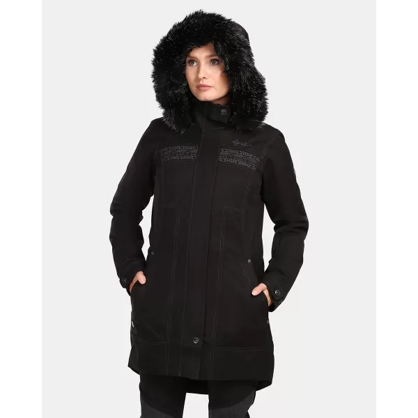  Wintermantel für Damen KILPI PERU-W UL0125KI SCHWARZ 
