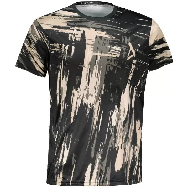  Hochwertiges Funktions-T-Shirt für Herren ALTISPORT VOJ/ALM010TR01 SCHWARZ BRAUN 