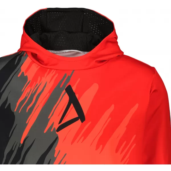  Hochwertiges Funktions-Sweatshirt für Herren ALTISPORT VOJ/ALM006MI01 SCHWARZ UND ROT 