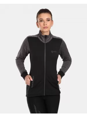 Stretch-Sweatshirt für Damen KILPI SIREN-W UL0203KI SCHWARZ