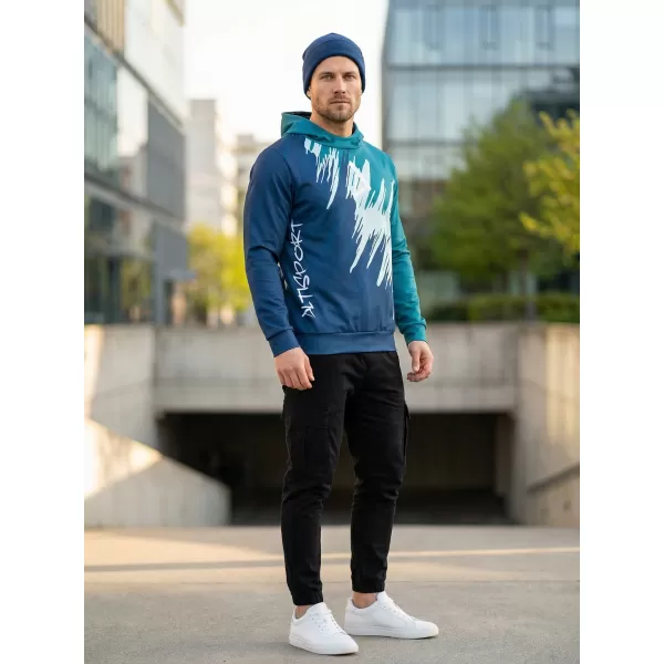  Hochwertiges Funktions-Sweatshirt für Herren ALTISPORT VOJ/ALM006MI01 KEROSIN/BLAU 