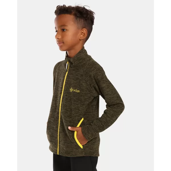  Fleece-Sweatshirt für Kinder KILPI ALACANT-J UJ0203KI GRÜN 