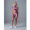 Damen-Leggings oberhalb des Knies Premium ALTISPORT VOJ/ALW001LEG02 FUCHSIE