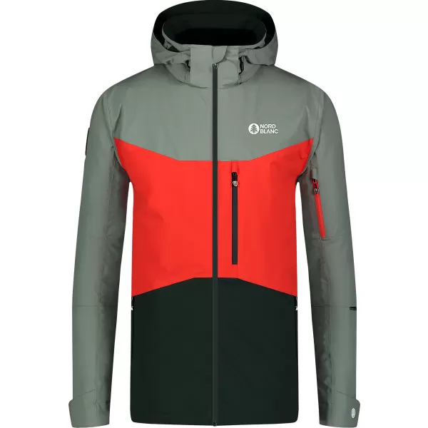  Herren-Skijacke NORDBLANC NIVAL NBWJM7923 ORANGEFARBENE TINTE 