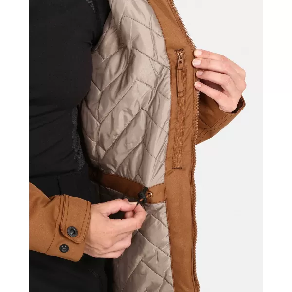  Wintermantel für Damen KILPI PERU-W UL0125KI BRAUN 