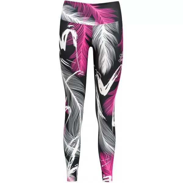  Lange Premium-Leggings für Damen ALTISPORT VOJ/ALW001LEG01 SCHWARZ/ROSA 