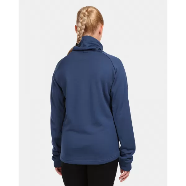 Stretch-Rollkragenpullover für Damen KILPI ROLO-W UL0210KI DUNKELBLAU 