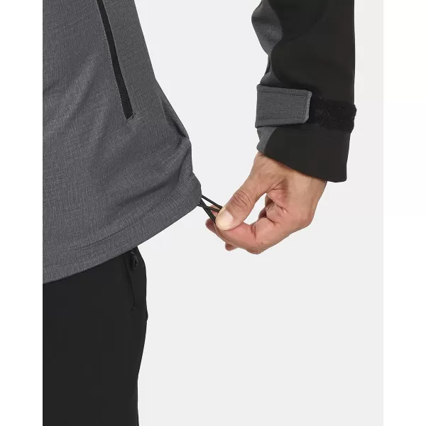  Herren-Softshelljacke KILPI RAVIO-M UM0126KI DUNKELGRAU 