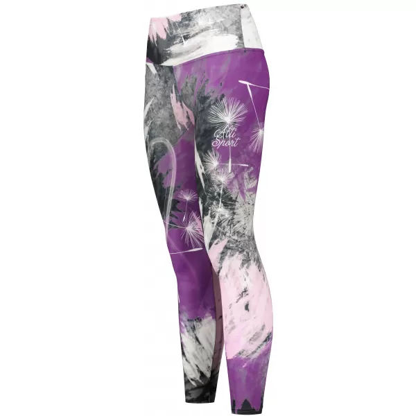  Lange Premium-Leggings für Damen ALTISPORT VOJ/ALW016LEG01 LILA 