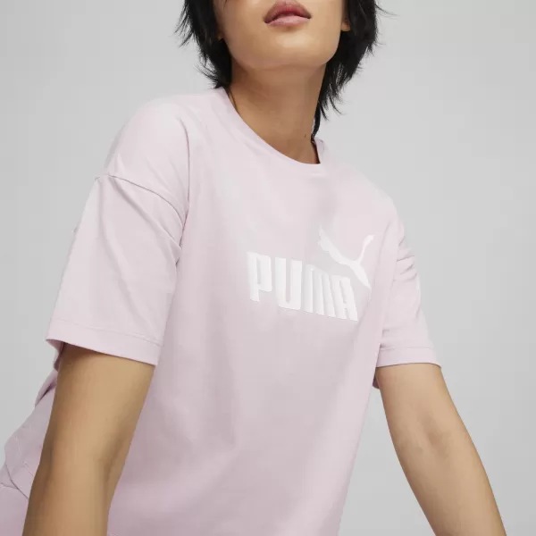  Damen-T-Shirt PUMA ESS CROPPED LOGO TEE 586866-60 LILA 