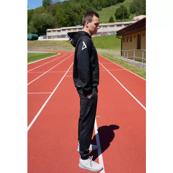  Unisex funkční tepláky premium ALTISPORT VOJ/ALM013TEP01 ČERNÁ 