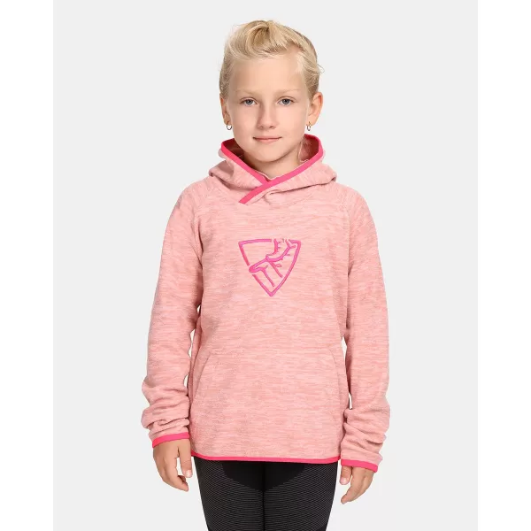  Fleece-Sweatshirt für Mädchen KILPI FLOND-JG UJ0253KI HELLROSA 