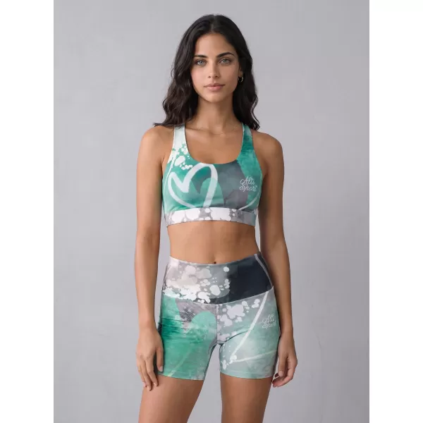  Kurze Premium-Leggings für Damen ALTISPORT VOJ/ALW017LEG03 TÜRKIS 