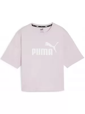 Damen-T-Shirt PUMA ESS CROPPED LOGO TEE 586866-60 LILA