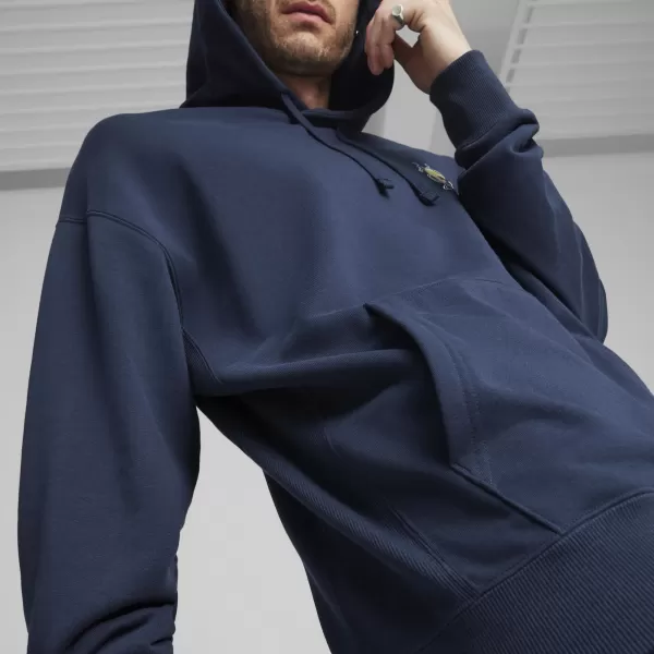  Herren-Sweatshirt PUMA DOWNTOWN GRAPHIC HOODIE 624361-14 BLAU 