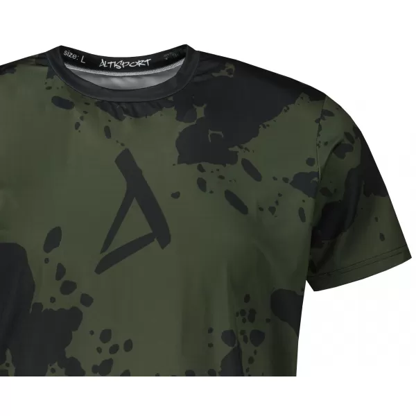  Herren Funktions-T-Shirt Premium Plus ALTISPORT VOJ/ALM012TR02 SCHWARZE ARMEE 