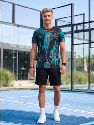 Hochwertiges Funktions-T-Shirt für Herren ALTISPORT VOJ/ALM010TR01 SCHWARZ/SMARAGD