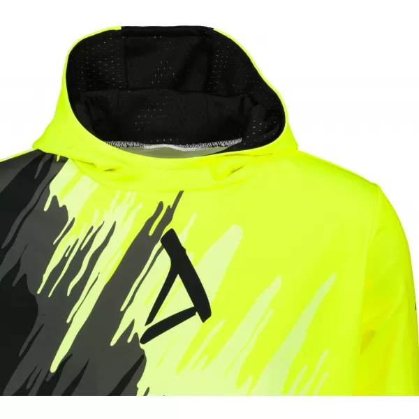  Hochwertiges Funktions-Sweatshirt für Herren ALTISPORT VOJ/ALM006MI01 SCHWARZ UND GELB 