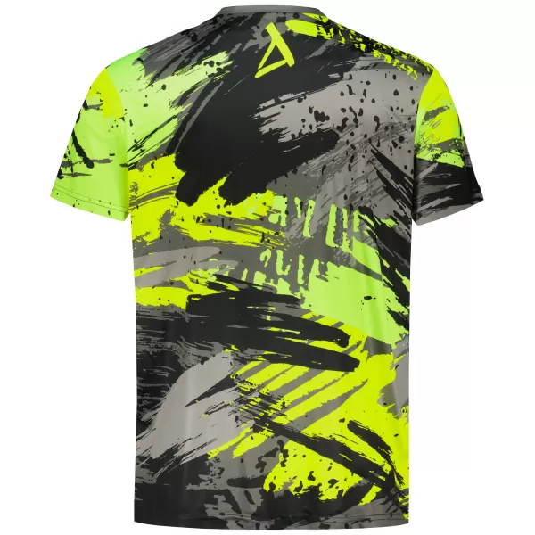  Hochwertiges Funktions-T-Shirt für Herren ALTISPORT VOJ/ALM014TR01 SCHWARZ UND GRÜN 