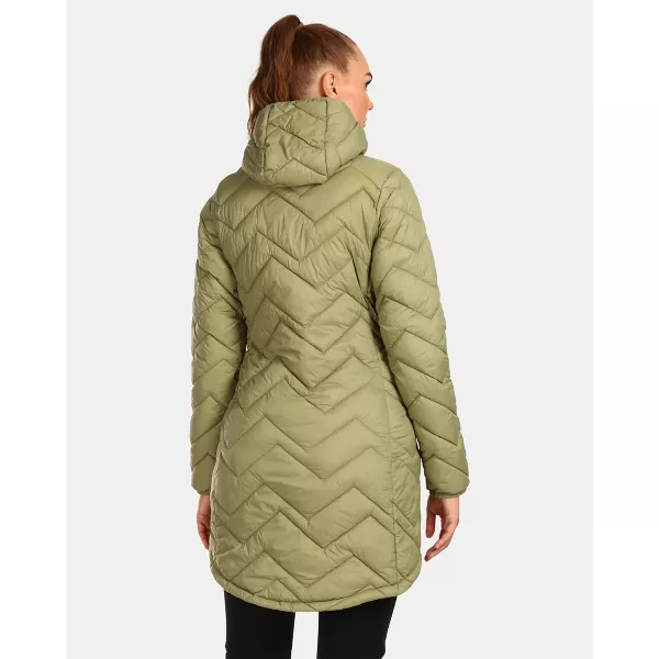  Isolierter Damenmantel KILPI LEILA-W UL0130KI GRÜN 