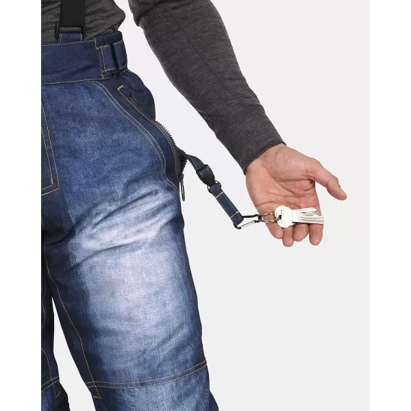  Herren-Skihose KILPI DENIMO-M UM0407KI DUNKELBLAU 