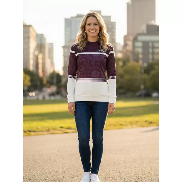  Premium-Sweatshirt für Damen ALTISPORT VOJ/ALW023MI01 LILA 