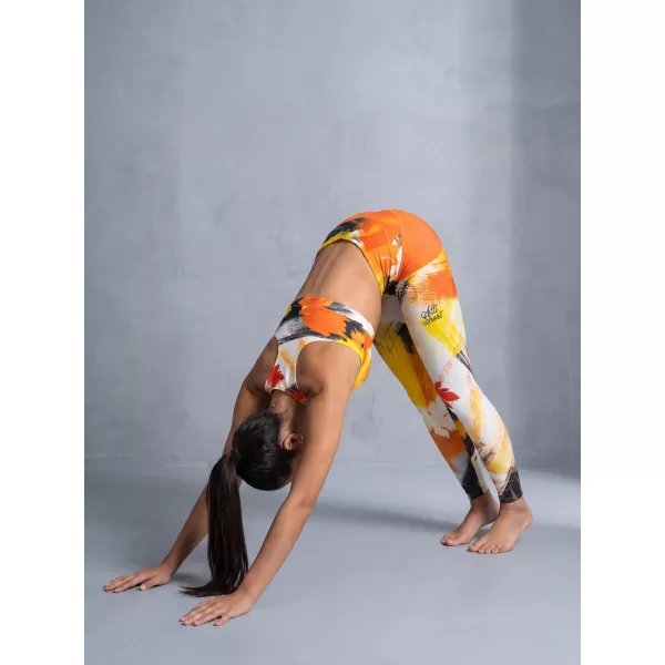  Premium-Sport-BH für Damen ALTISPORT VOJ/ALW019POD01 ORANGE 