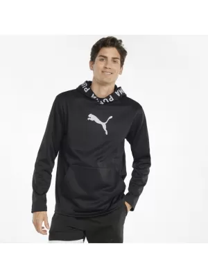 Herren-Sweatshirt PUMA TRAIN PWR FLEECE HOODIE 520893-01 SCHWARZ