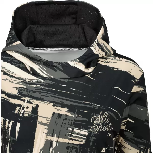  Hochwertiges Funktions-Sweatshirt für Damen ALTISPORT VOJ/ALW010MI01 SCHWARZ BRAUN 