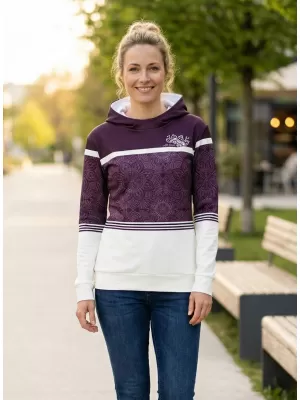 Premium-Sweatshirt für Damen ALTISPORT VOJ/ALW023MI01 LILA