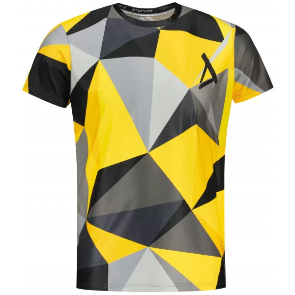  Herren Funktions-T-Shirt Premium Plus ALTISPORT VOJ/ALM007TR02 SCHWARZ UND GELB 