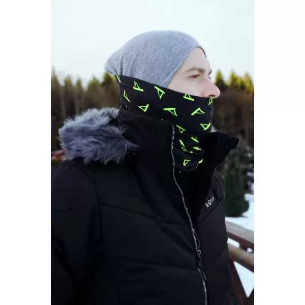  Halstuch ALTISPORT VOJ/ALU013NAK01 SCHWARZ UND GELB 