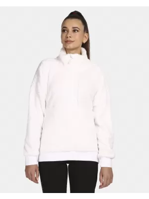Warmes Damen-Sweatshirt KILPI LIVAE-W UL0214KI WEIß