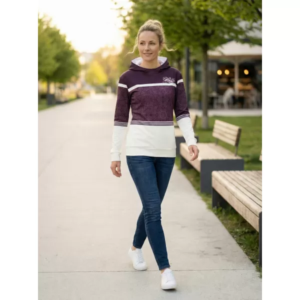  Premium-Sweatshirt für Damen ALTISPORT VOJ/ALW023MI01 LILA 