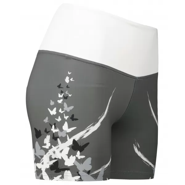  Kurze Premium-Leggings für Damen ALTISPORT VOJ/ALW022LEG03 GRAU 