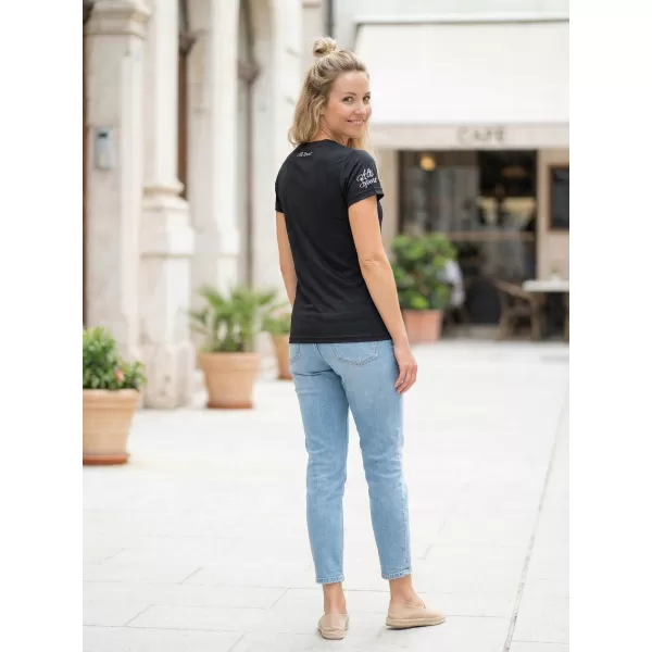 Hochwertiges Funktions-T-Shirt für Damen ALTISPORT VOJ/ALW000TR01 SCHWARZ 
