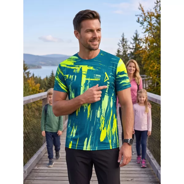  Hochwertiges Funktions-T-Shirt für Herren ALTISPORT VOJ/ALM010TR01 KEROSIN/GELB 