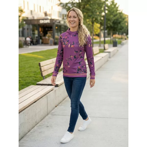  Premium-Sweatshirt für Damen ALTISPORT VOJ/ALW024MI01 LILA 