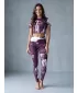 Lange Premium-Leggings für Damen ALTISPORT VOJ/ALW010LEG01 LILA