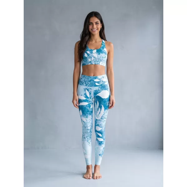  Lange Premium-Leggings für Damen ALTISPORT VOJ/ALW020LEG01 BLAU 